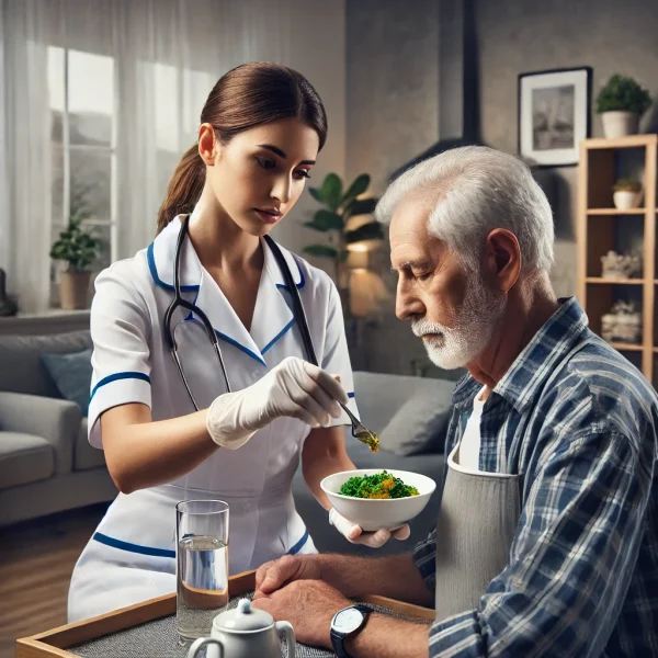 [Omnicare] Assistenza al paziente nella somministrazione di bevande e cibo utilizzando sistemi appropriati