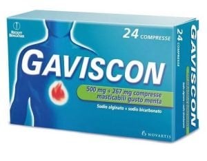 GAVISCON*24CPR MENTA 500+267M
