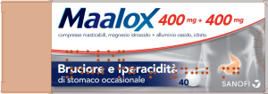 MAALOX*40 CPR 800 MG