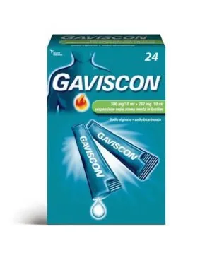 GAVISCON*24 BUSTE 500+267MG/10ML
