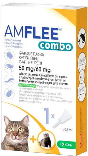 AMFLEE COMBO*1PIP 50MG+60MG VET