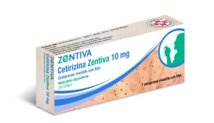 037300011-CETIRIZINA ZENT*7CPR RIV 10MG