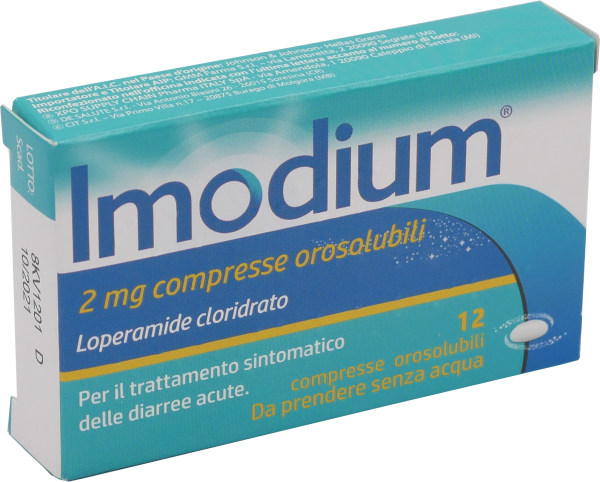 043880032-IMODIUM*12CPR OROSOL 2MG GMM