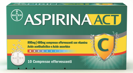 048277014-ASPIRINAACT*10CPR EFF800+480MG