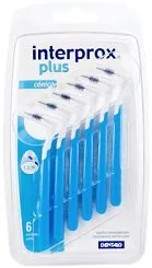 932178458-INTERPROX PLUS CONICO BLU  6PZ