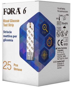 974126447-FORA 6 CONNECT STR GLICEM 25PZ