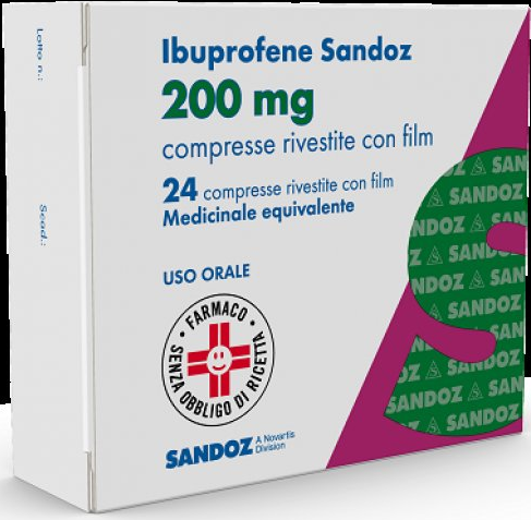 025636059-IBUPROFENE SAND*24CPR RIV 200MG