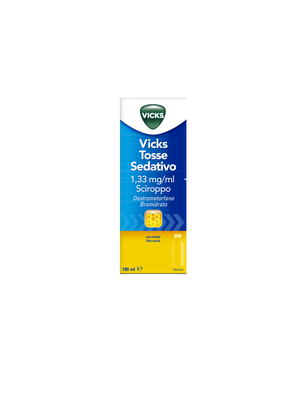 028688024-VICKS TOSSE SEDATIVO*180ML MIELE