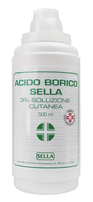 ACIDO BORICO SELLA*3% 500ML