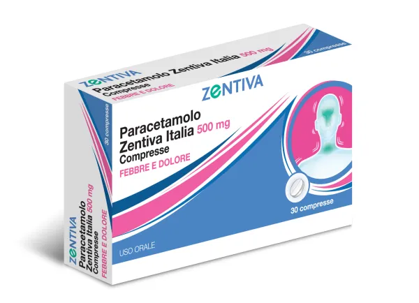 049925050-PARACETAMOLO ZEN*30CPR 500MG