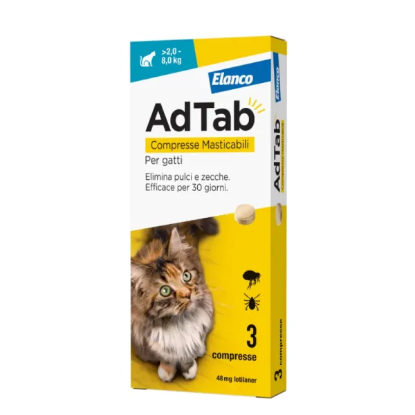 105723148-ADTAB*3CPR 48MG GATTI 2-8KG