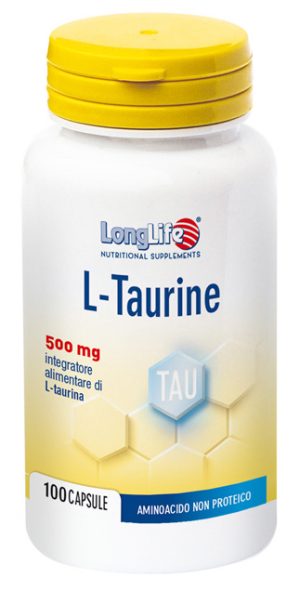 900178233-LONGLIFE LTAURINE 500MG 100CPS