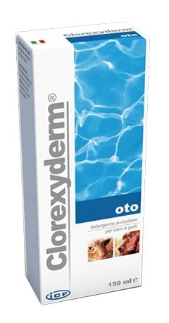 901321240-CLOREXYDERM OTO DET 150ML VET