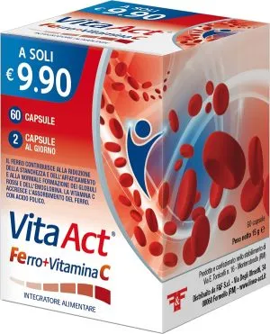 971752098-VITA ACT FERRO+VIT C 60CPS