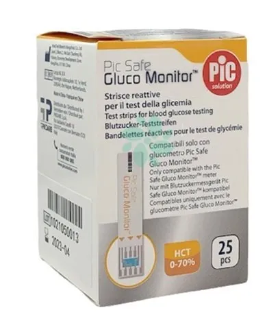 974967212-PIC STRISCE GLUCO MONITOR 25PZ