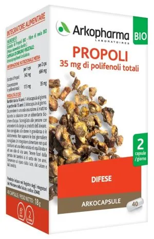 976864355-ARKOCAPSULE PROPOLI BIO 40CPS
