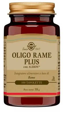 986004974-OLIGO RAME PLUS 100CPR SOLGAR