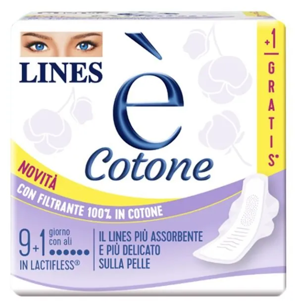 988059097-LINES E' COTONE ALI 9+1PZ