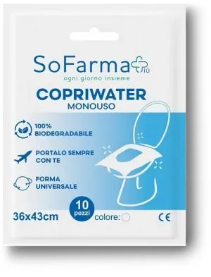 951125018-COPRIWATER MONOUSO 10PZ SF+
