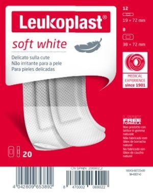 978502894-LEUKOPLAST SOFT WHITE 20PZ ASS