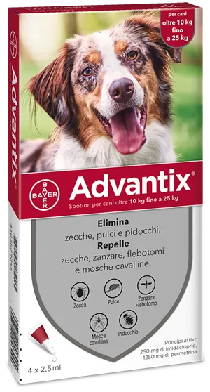 ADVANTIX SPOT ON*4PIP 10-25KG