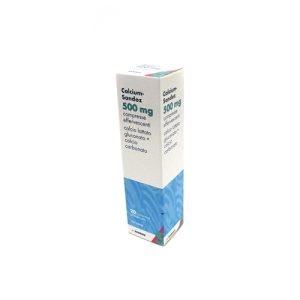 005259015-CALCIUM SANDOZ*20CPR EFF 500MG