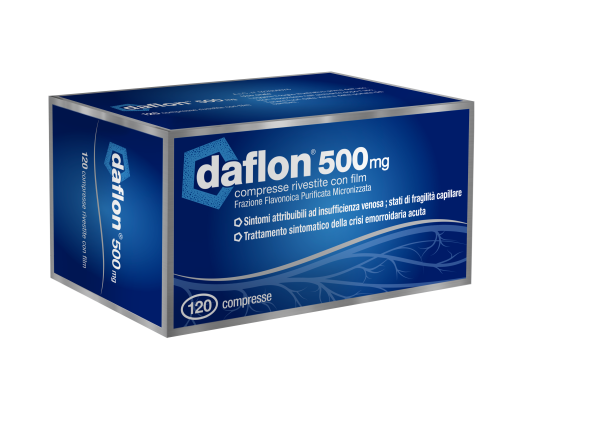 023356076-DAFLON*120 compresse rivestite 500mg}