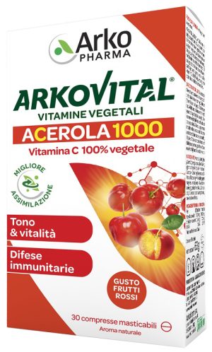 904213410-ARKOVITAL ACEROLA 1000 30CPR