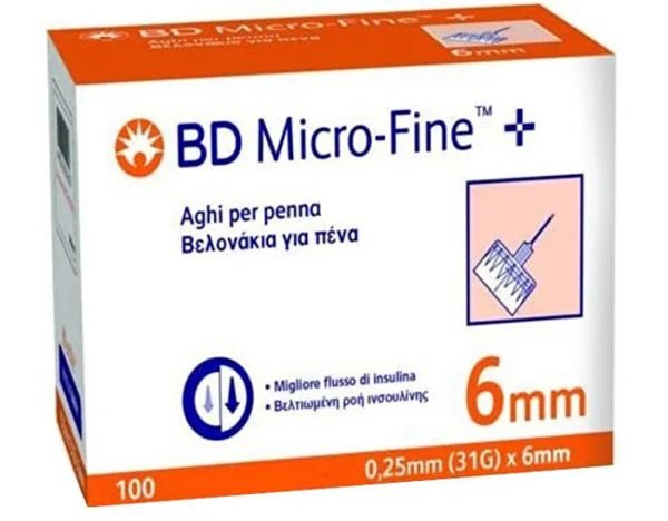 939060416-BD-AGO PEN 31G X6MM 100PZ