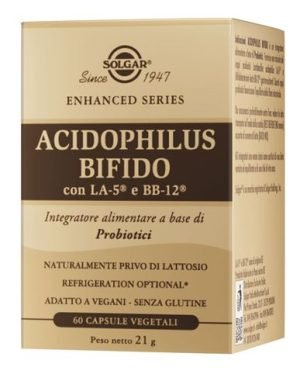 947091272-ACIDOPHILUS BIFIDO 60CPS SOLGAR