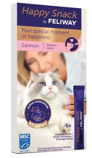 951383417-FELIWAY HAPPY SNACK SALM6STICK