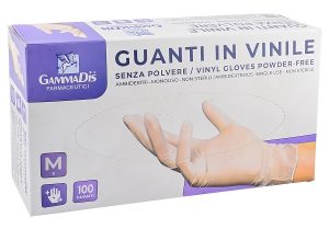 971970254-GUANTI VINIL S/POL M 100P GAMMAD