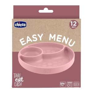 990460127-CH PIATTO PORZIONATO ROSA 12M