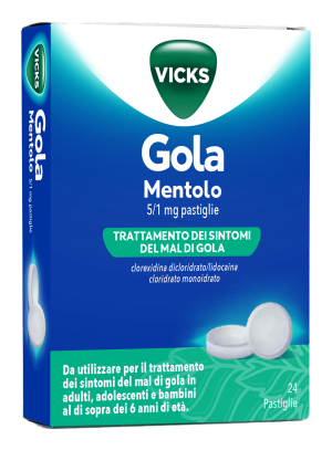 051649059-VICKS GOLA*24PAST 5+1MG MENTOL