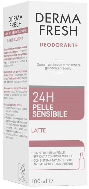 940562933-DERMAFRESH 24H P/SENS LAT100ML