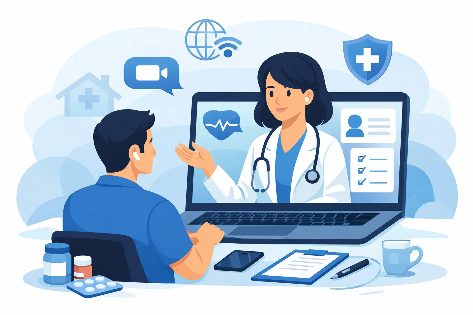Come funziona un teleconsulto medico online