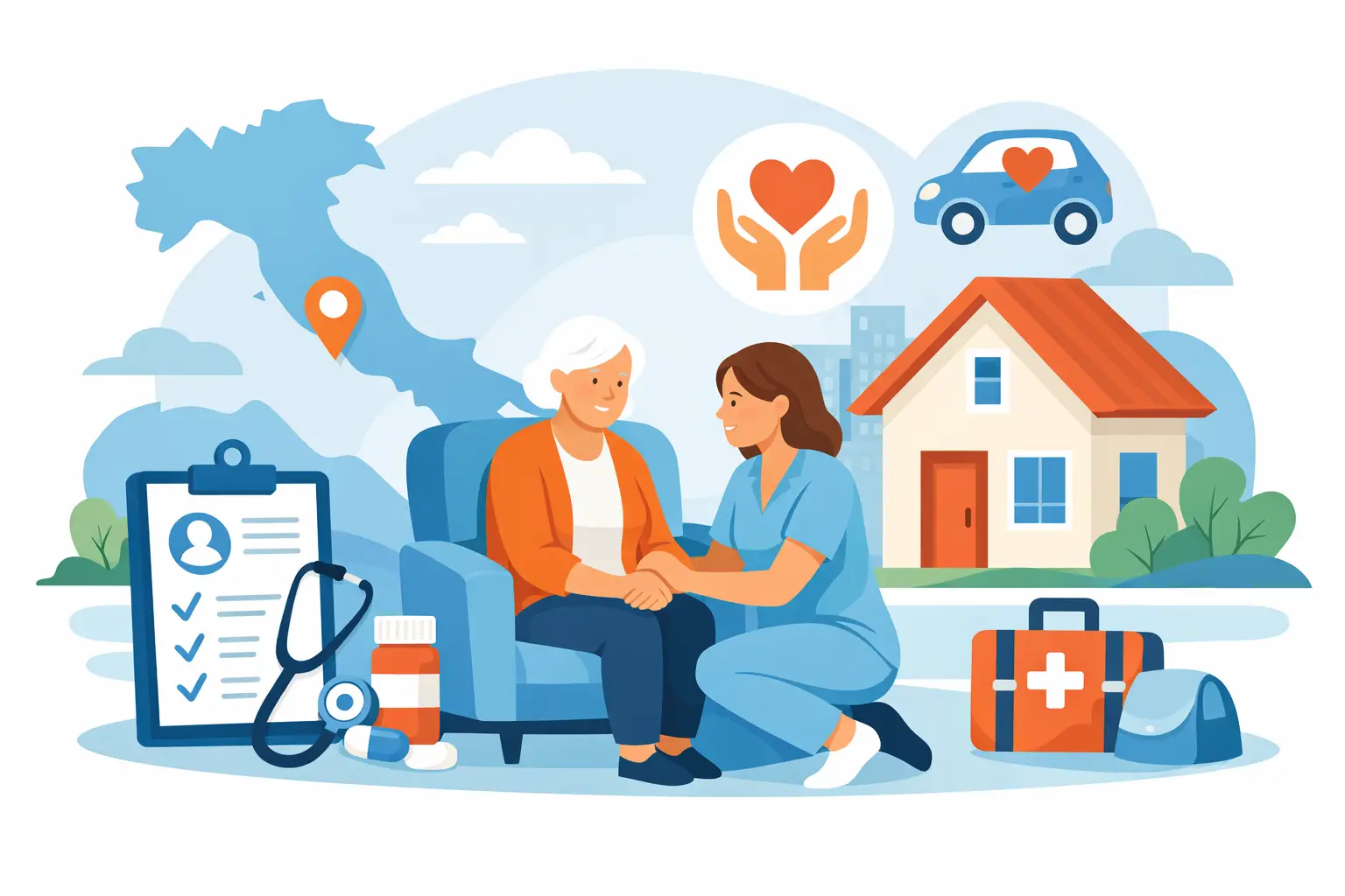 Come richiedere assistenza domiciliare in Italia