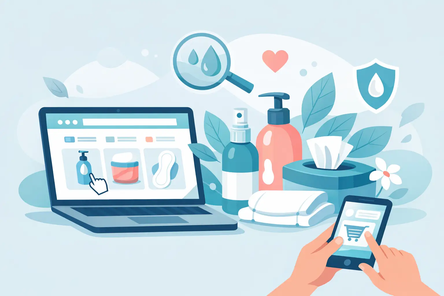 Come scegliere prodotti online per igiene intima