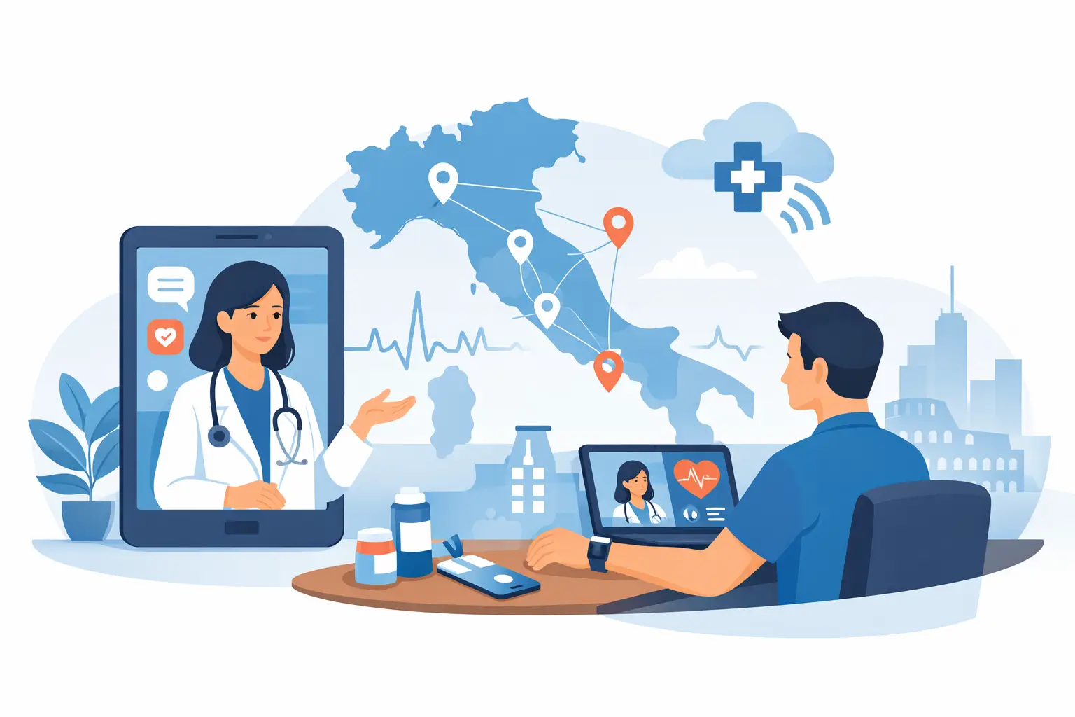 Il trend della telemedicina in Italia cambia le cure