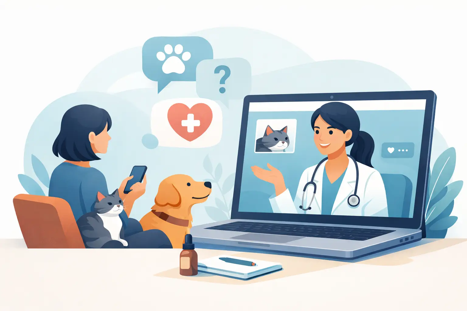 Teleconsulto veterinario online: quando serve