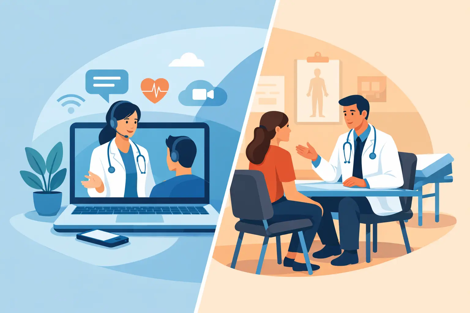 Telemedicina o visita ambulatoriale: quale scegliere?