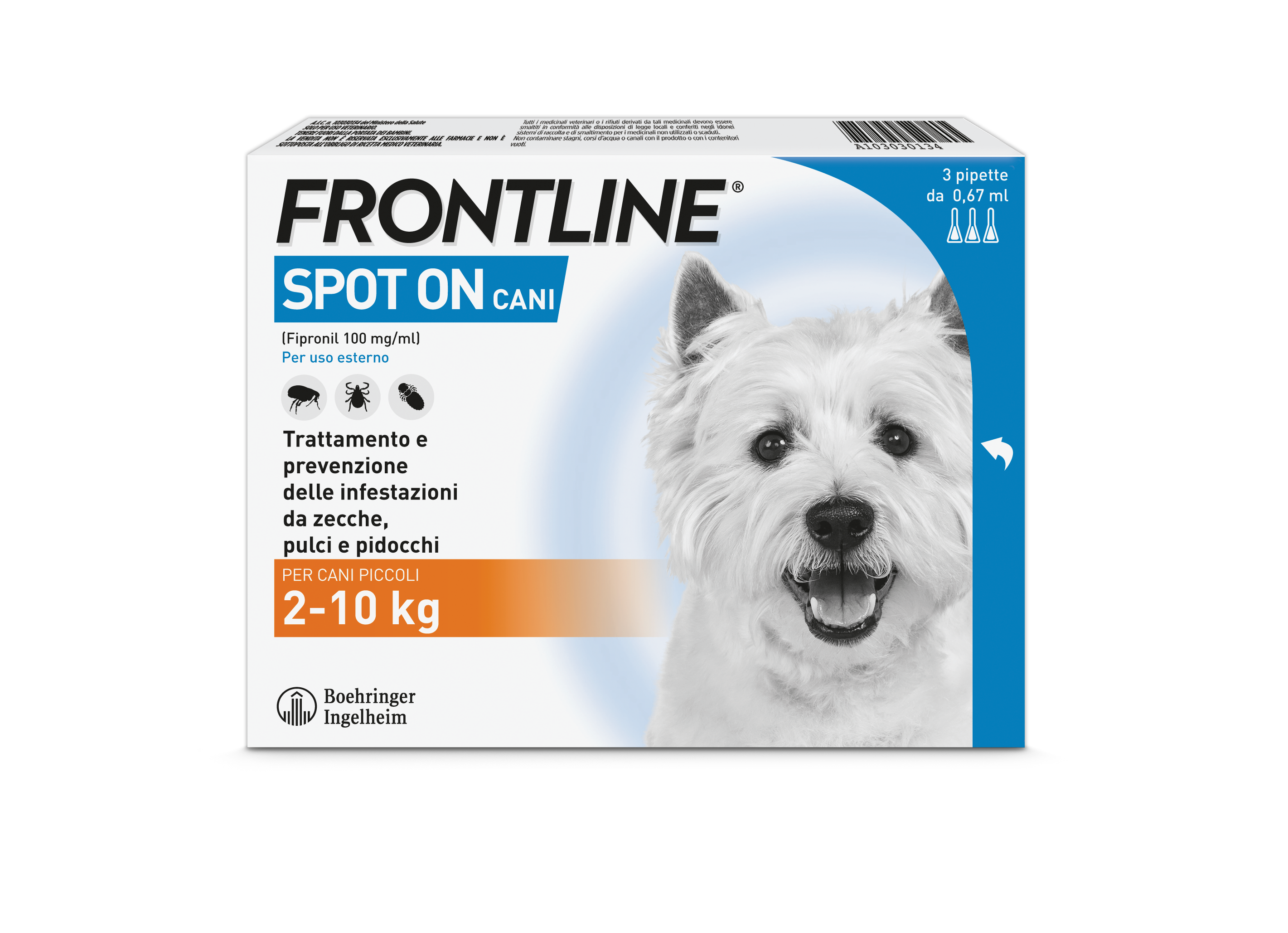 103030134-FRONTLINE-SPOTON CANI P 3PIP