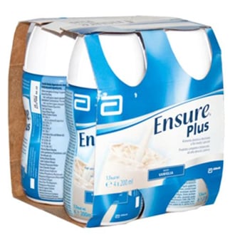935609610-ENSURE PLUS VANILLA 4X200ML