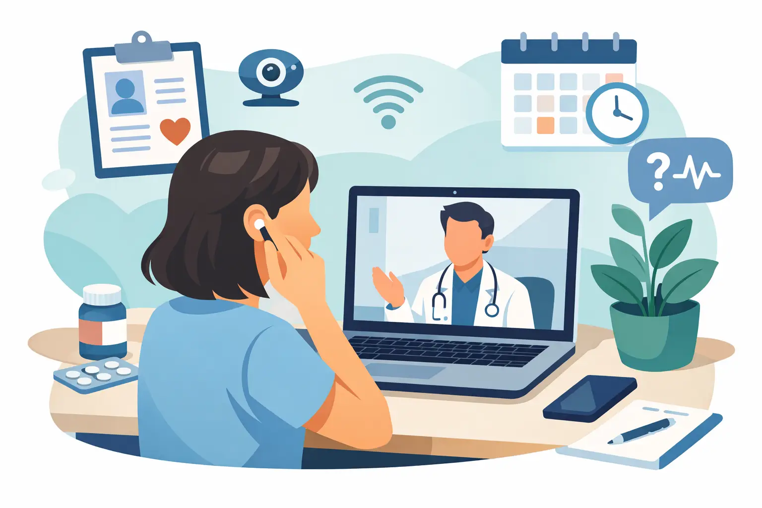 Come prepararsi alla videoconsulta medica