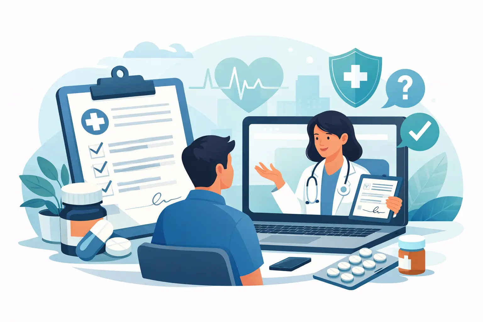 Televisita serve prescrizione medica? Quando sì