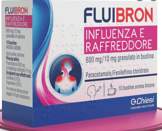 048168013-FLUIBRON INFLUENZA E RAFF*10BS