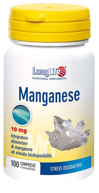 905366744-LONGLIFE MANGANESE 10MG 100CPR