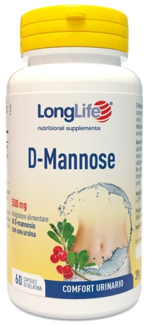 931952701-LONGLIFE D-MANNOSE 60CPS