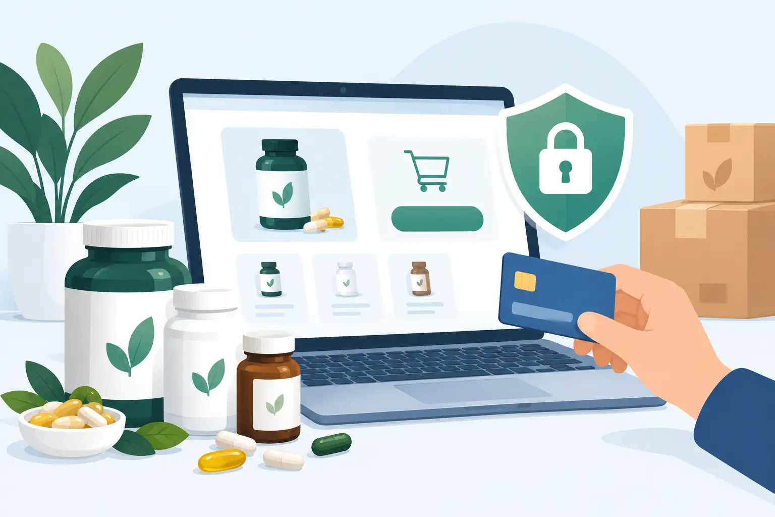 Integrazione alimentare online: acquisto sicuro