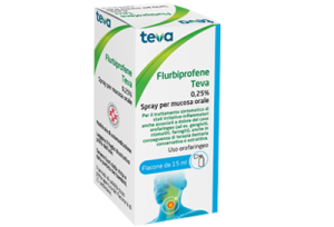 043509025-FLURBIPROFENE TEV*OS SPRAY 15ML